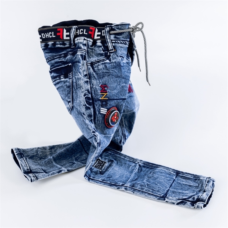 Trousers IENENS Autumn Boy's Jeans Clothes Kids Cowboy Pants Children Casual Denim Clothing Bottoms Baby Boy Stretch Jean L221207