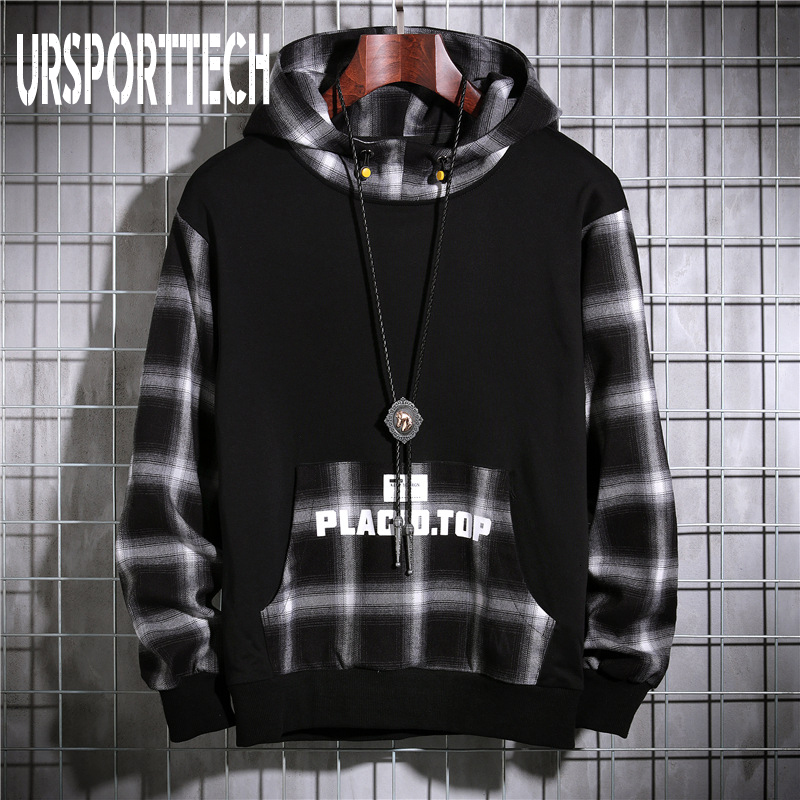 Mens Hoodies Sweatshirts Spring Autumn Men Harajuku Plaid Patchwork Oversized Hoodie Korean Man Casual Loose Pullover Streetwear 221207, Red
Mens Hoodies Sweatshirts Spring Autumn Men Harajuku Plaid Patchwork Oversized Hoodie Korean Man Casual Loose Pullover Streetwear 221207, Red