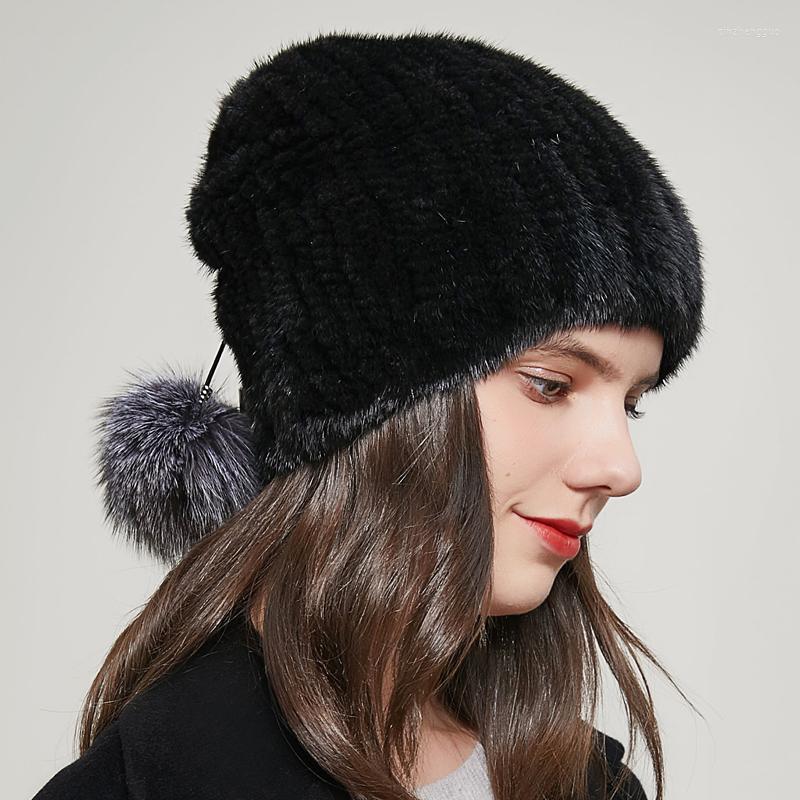 Berets Natural Female Hat Winter Knit Real Caps And Beanie Plush Ear Potection Russia, Picture shown
Berets Natural Female Hat Winter Knit Real Caps And Beanie Plush Ear Potection Russia, Picture shown