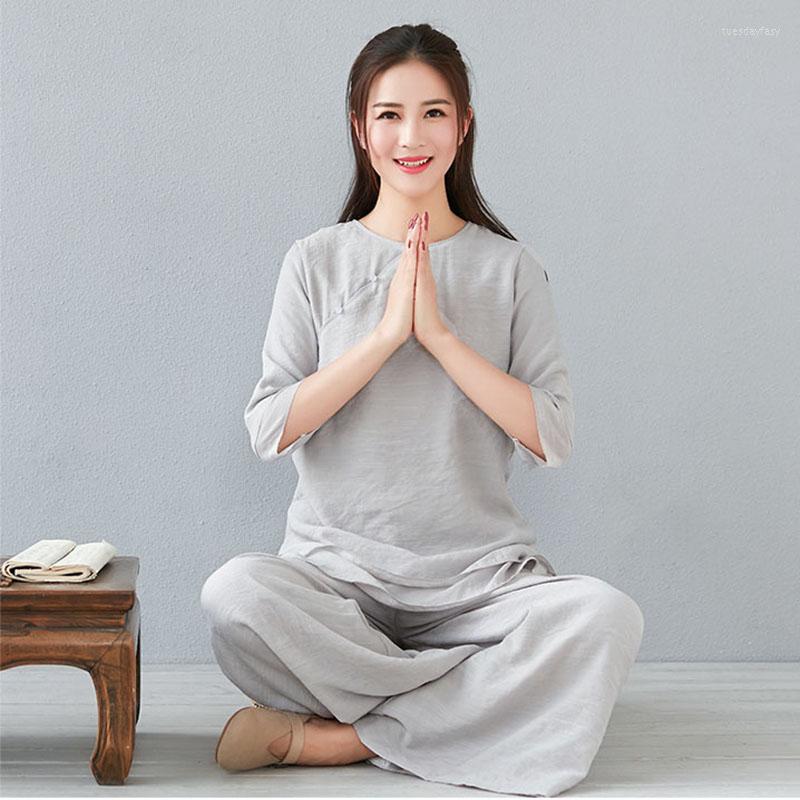 Ethnic Clothing 2022 Chinese Style Woman Art Suit Cotton And Linen Multicolor Round Collar Exercise Yoga Uniform Home Service
Ethnic Clothing 2022 Chinese Style Woman Art Suit Cotton And Linen Multicolor Round Collar Exercise Yoga Uniform Home Service