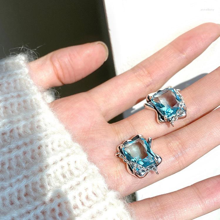 Stud Earrings Neutral 925 Silver Sterling Square Blue Zircon For Women Man Jewelry Daily 2022 Trend
Stud Earrings Neutral 925 Silver Sterling Square Blue Zircon For Women Man Jewelry Daily 2022 Trend