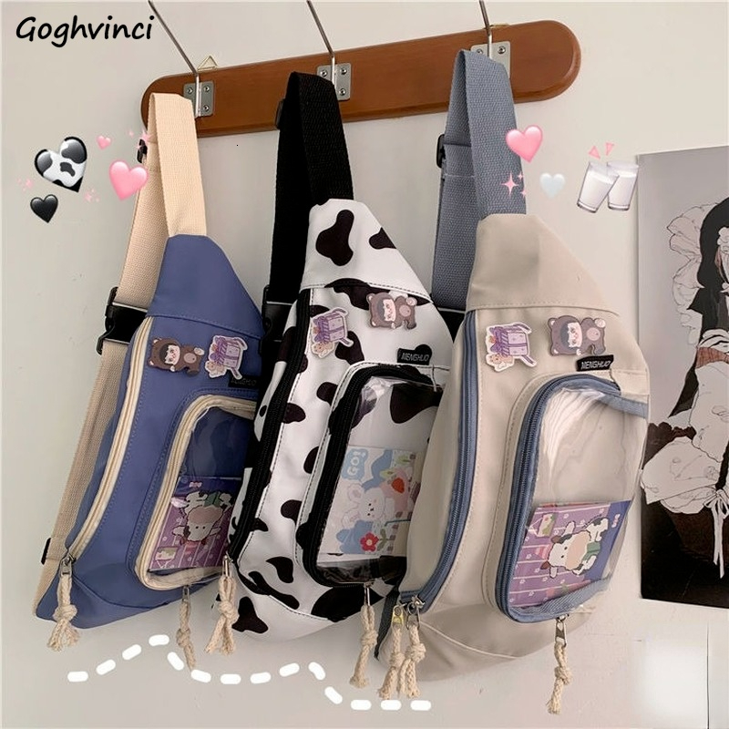 Waist Bags Packs Women Harajuku Fashion Allmatch Streetwear Stylish Kawaii Chest Bag Canvas Ulzzang Sweet Outdoor Travel Fanny Pack 221208, White
Waist Bags Packs Women Harajuku Fashion Allmatch Streetwear Stylish Kawaii Chest Bag Canvas Ulzzang Sweet Outdoor Travel Fanny Pack 221208, White