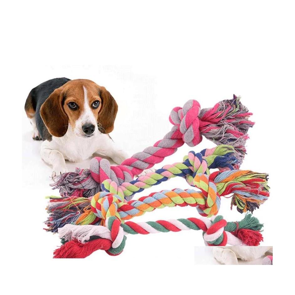 Dog Toys Chews Pets Dog Cotton Chews Knot Toys Colorf Durable Braided Bone Rope High Quality Supplies 18Cm Funny Dogs Cat Toy Wll5 Dheks
Dog Toys Chews Pets Dog Cotton Chews Knot Toys Colorf Durable Braided Bone Rope High Quality Supplies 18Cm Funny Dogs Cat Toy Wll5 Dheks