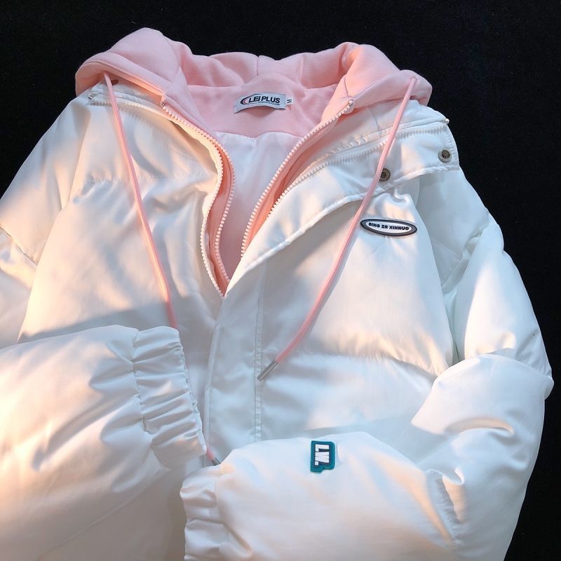 Women' Down Parkas White letters cute fake two piece hooded cotton coat women' Japanese style winter loose thickened ins 221207, Silver
Women' Down Parkas White letters cute fake two piece hooded cotton coat women' Japanese style winter loose thickened ins 221207, Silver