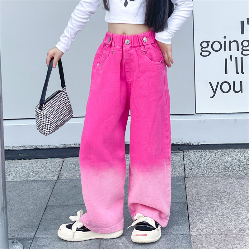 Trousers Kids Girl Gradient Jeans 8 10 years Fashion Wide Leg Denim Pants Teen Girls Streetwear 221207, Sky blue
Trousers Kids Girl Gradient Jeans 8 10 years Fashion Wide Leg Denim Pants Teen Girls Streetwear 221207, Sky blue