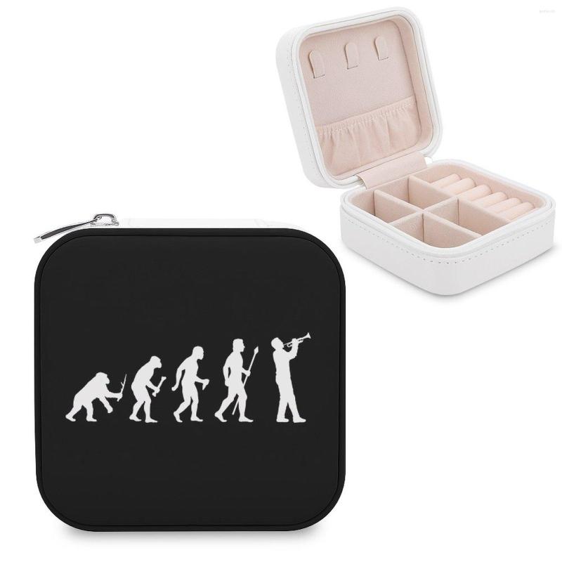 Jewelry Pouches Funny Trumpet Evolution Of Man Silhouette Storage Box Mini Leather Double Layer Organizer For Jewellery Travel
Jewelry Pouches Funny Trumpet Evolution Of Man Silhouette Storage Box Mini Leather Double Layer Organizer For Jewellery Travel