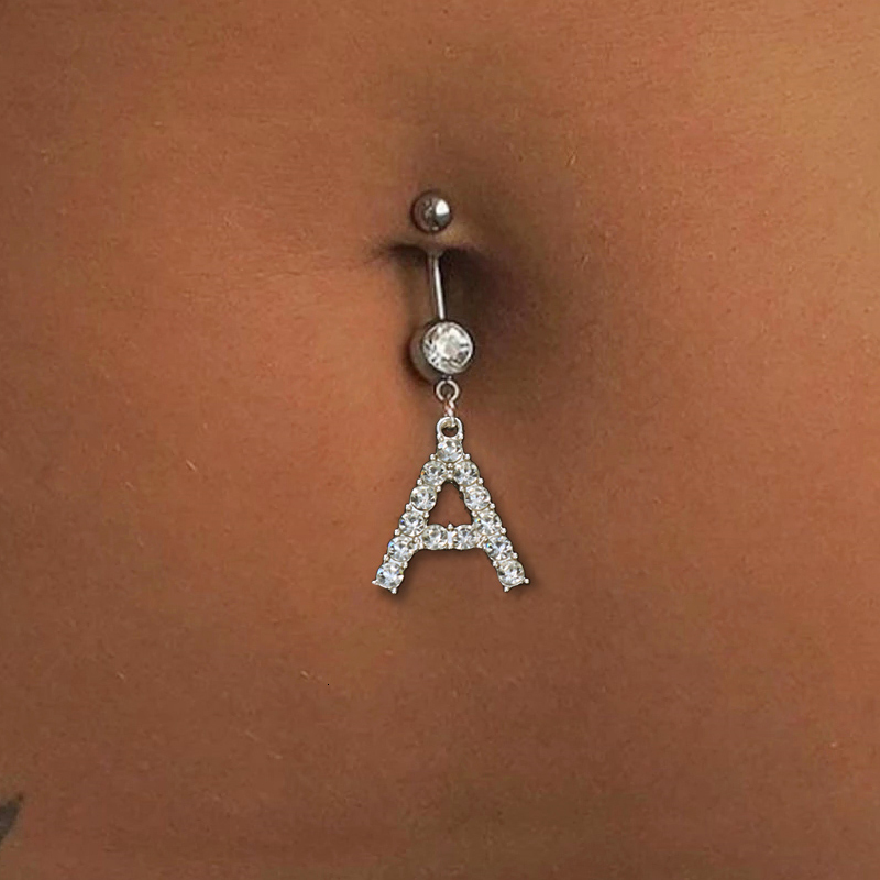 Navel Bell Button Rings Rave A Z Initial Letter Belly Nail Bar Barbell Drop Dangle Piercing Women Men Body Jewelry Sexy for 221208
Navel Bell Button Rings Rave A Z Initial Letter Belly Nail Bar Barbell Drop Dangle Piercing Women Men Body Jewelry Sexy for 221208