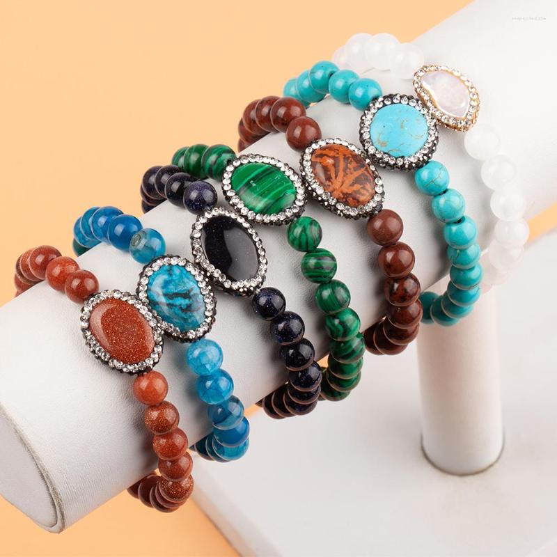 Link Bracelets Wholesale Handmade Natural Stone Women Gemstone Jewelry 2022 Summer Design
Link Bracelets Wholesale Handmade Natural Stone Women Gemstone Jewelry 2022 Summer Design