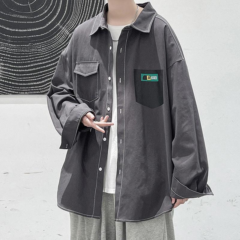 Men's Casual Shirts Fashion Vintage Men's Oversized Turn-down Collar Autumn Blouse All-match Long Sleeve Korean Style Male Tops, Gray
Men's Casual Shirts Fashion Vintage Men's Oversized Turn-down Collar Autumn Blouse All-match Long Sleeve Korean Style Male Tops, Gray