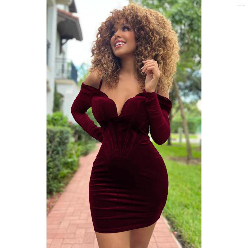 Casual Dresses GPBD 2022 Card Shoulder Long Sleeve Dresse Pure Color Mini Short Fashion Women Sexy Club Party Style Dress, Black
Casual Dresses GPBD 2022 Card Shoulder Long Sleeve Dresse Pure Color Mini Short Fashion Women Sexy Club Party Style Dress, Black