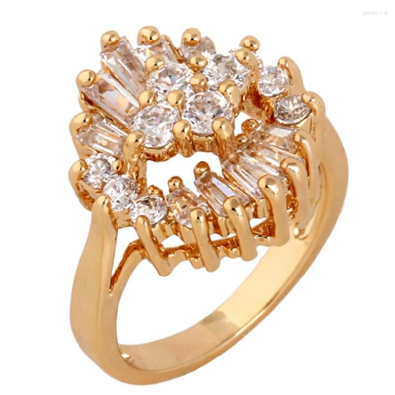 Wedding Rings Luxury Cubic Zirconia Ring For Woman Girls Engagement Austrian Crystals Flower Classical Jewelry Top Quality
Wedding Rings Luxury Cubic Zirconia Ring For Woman Girls Engagement Austrian Crystals Flower Classical Jewelry Top Quality