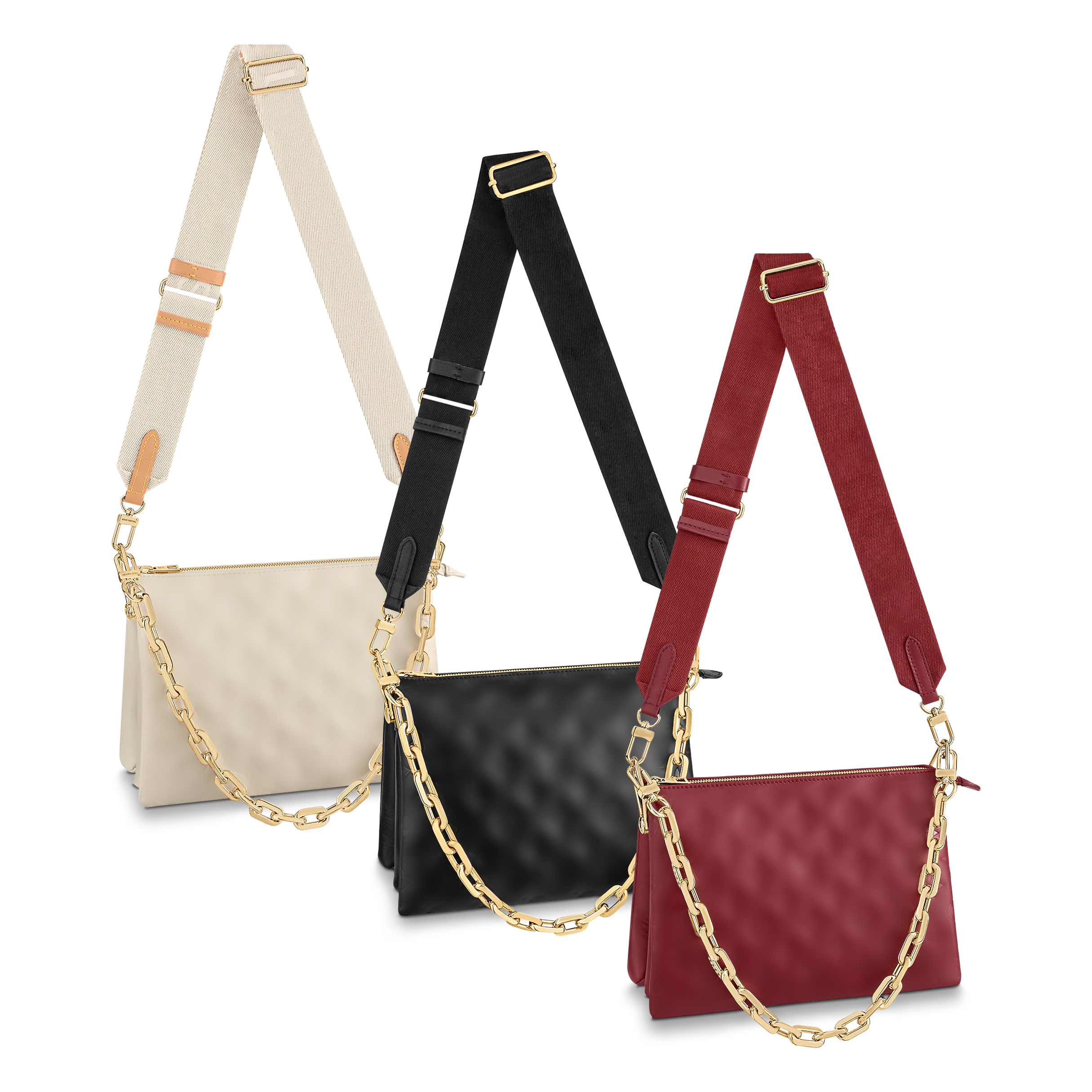 Luxury M57790 COUSSIN Embossed square crossbody Bags Women's mens Designer wallets pochette Genuine leather tote Messenger two shoulder straps Chain Bag handbags, Silver
Luxury M57790 COUSSIN Embossed square crossbody Bags Women's mens Designer wallets pochette Genuine leather tote Messenger two shoulder straps Chain Bag handbags, Silver