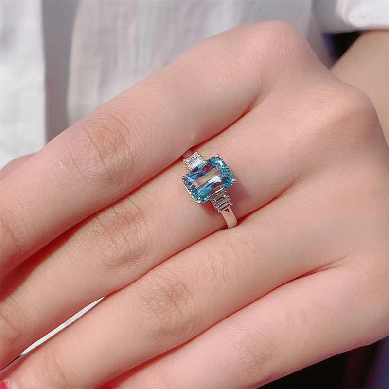 Wedding Rings Jewelry Fashion Temperament Rectangular Shallow Sea Blue Imitation Topa Stone Treasure Opening Ring Female Luxury
Wedding Rings Jewelry Fashion Temperament Rectangular Shallow Sea Blue Imitation Topa Stone Treasure Opening Ring Female Luxury