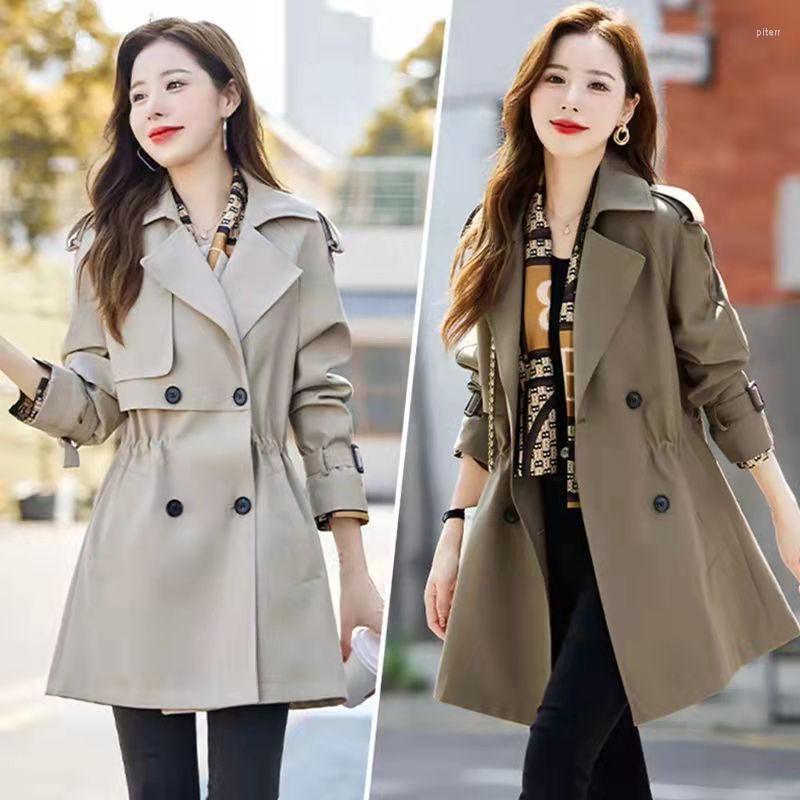 Women's Trench Coats British Women Jacket Clothing Spring Autumn Black White Khaki Slim Windbreaker Fashion Casual Clothes Korean
Women's Trench Coats British Women Jacket Clothing Spring Autumn Black White Khaki Slim Windbreaker Fashion Casual Clothes Korean