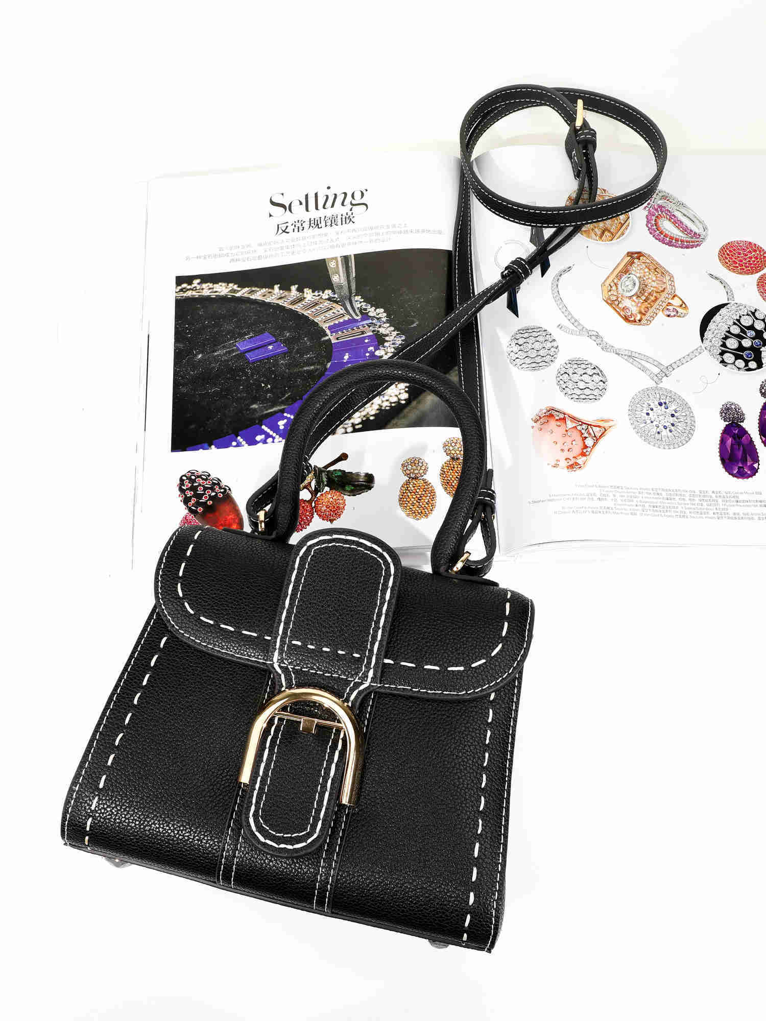 Bags Handbags Delv Belgium Classic Leather Elegant Fashion Designer Luxury Pearl Flap One Shoulder Crossbody Handbag Versatile Small Casual, Black6
Bags Handbags Delv Belgium Classic Leather Elegant Fashion Designer Luxury Pearl Flap One Shoulder Crossbody Handbag Versatile Small Casual, Black6