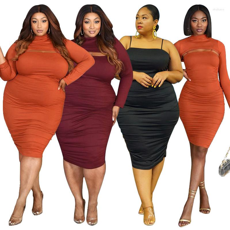 Work Dresses 2022 Women's Solid Color Two-Piece Set -5XL Tight Sexy Long-Sleeved Suspenders Large Size Suit, Black
Work Dresses 2022 Women's Solid Color Two-Piece Set -5XL Tight Sexy Long-Sleeved Suspenders Large Size Suit, Black