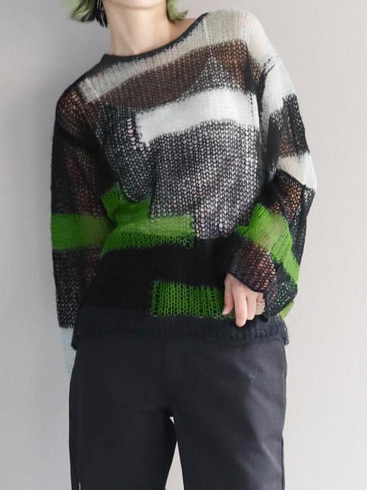 Women' T Shirts Y2k Aesthetic Women Streetwear Shirt Hollow Out See Through Sweater Tees Long Oversized Sleeve Loose Knitted Pullovers, Green
Women' T Shirts Y2k Aesthetic Women Streetwear Shirt Hollow Out See Through Sweater Tees Long Oversized Sleeve Loose Knitted Pullovers, Green