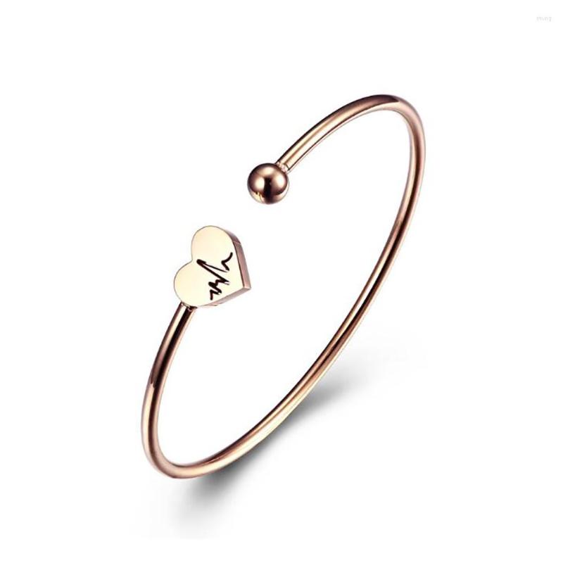 Link Bracelets Stainless Steel Minimalism Heartbeat Women Delicate Fashion Bangle Bracelet Jewelry Gift For Him
Link Bracelets Stainless Steel Minimalism Heartbeat Women Delicate Fashion Bangle Bracelet Jewelry Gift For Him
