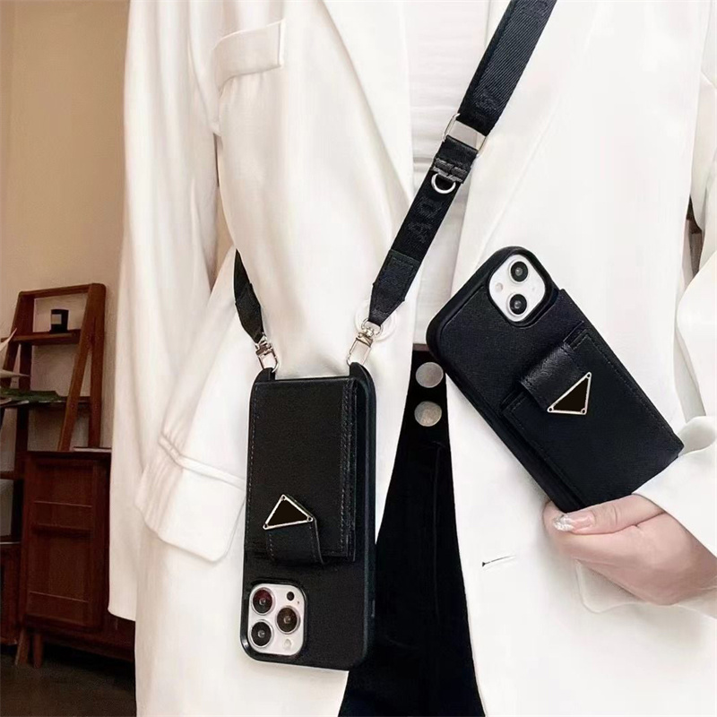 Luxury Leather Phone Case Womens Designer Phonecase With Lanyard High Quality Phone Covers For IPhone 13 13Pro 14Plus 14 Pro Max Cases, Black
Luxury Leather Phone Case Womens Designer Phonecase With Lanyard High Quality Phone Covers For IPhone 13 13Pro 14Plus 14 Pro Max Cases, Black