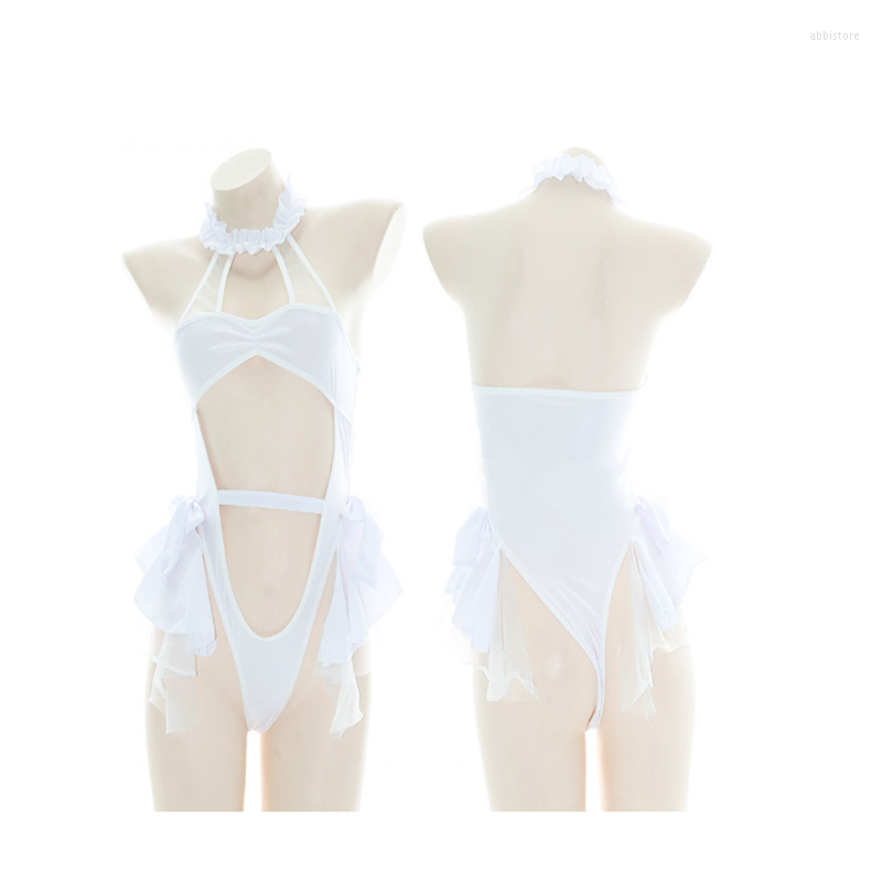 Bras Sets Beach Wedding Bride White Bodysuit Swimsuit Costume Women Yarn Halter One-piece Swimwear Uniform Set Pool Party Cosplay
Bras Sets Beach Wedding Bride White Bodysuit Swimsuit Costume Women Yarn Halter One-piece Swimwear Uniform Set Pool Party Cosplay