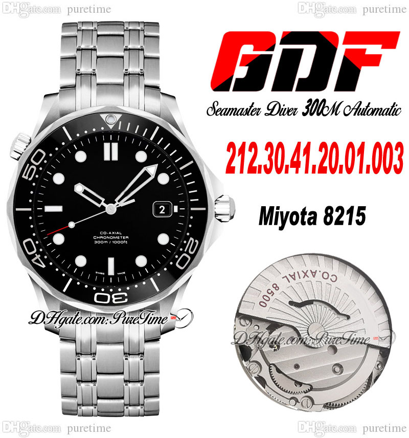 GDF Drive 300M Miyota 8215 Automatic Mens Watch Ceramic White Enamel Diving Scale Bezel Black Dial 212.30.41.20.01.003 Stainless Steel Bracelet Puretime E12C3, Omg-e12f
GDF Drive 300M Miyota 8215 Automatic Mens Watch Ceramic White Enamel Diving Scale Bezel Black Dial 212.30.41.20.01.003 Stainless Steel Bracelet Puretime E12C3, Omg-e12f