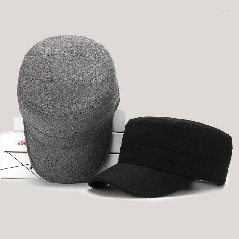 Berets Full Seal Military Hat For Men Autumn Winter Woolen Flat Outdoor Thick Warm Large Size Army Cap Gorra Militar Ear Protection, Black
Berets Full Seal Military Hat For Men Autumn Winter Woolen Flat Outdoor Thick Warm Large Size Army Cap Gorra Militar Ear Protection, Black