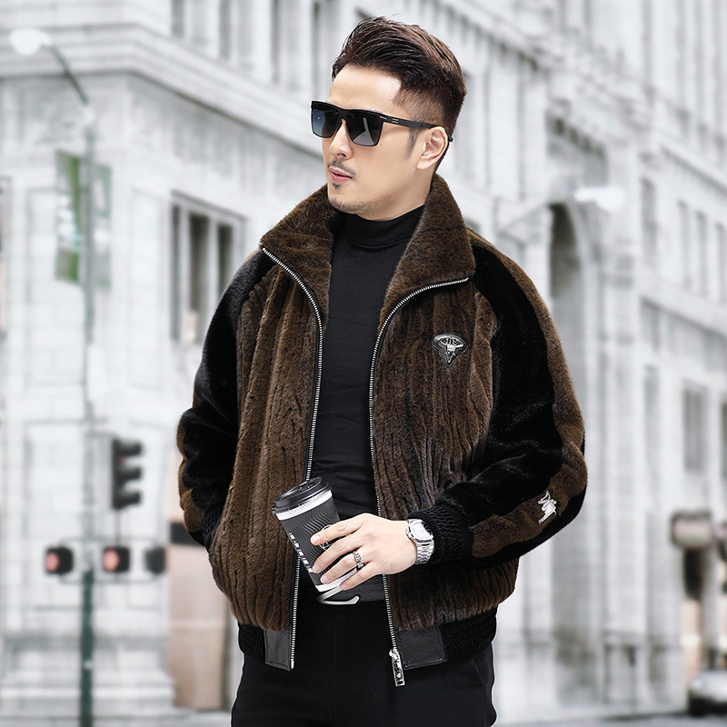 Men's Mink Fur Coat Winter Parkas Male Real Fur Jackets Thick Warm Outerwear Overcoat Windbreakers Long-sleeve Tops Plus Size xxxxl, Brown
Men's Mink Fur Coat Winter Parkas Male Real Fur Jackets Thick Warm Outerwear Overcoat Windbreakers Long-sleeve Tops Plus Size xxxxl, Brown