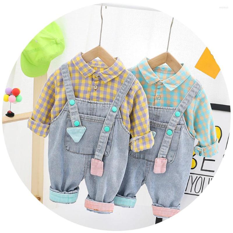 Clothing Sets Spring Autumn Children Clothes Baby Boys Long Sleeve Plaid Shirts Tops Denim Jeans Overalls 2Pcs Kids Jumpsuit Outfit Suits, Green
Clothing Sets Spring Autumn Children Clothes Baby Boys Long Sleeve Plaid Shirts Tops Denim Jeans Overalls 2Pcs Kids Jumpsuit Outfit Suits, Green