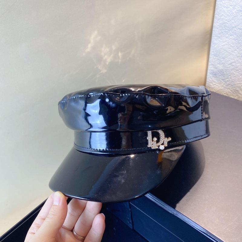 Berets European And American Spring Autumn Patent Leather Multi-standard Flat-topped Navy Caps Men's Women's Peaked, White
Berets European And American Spring Autumn Patent Leather Multi-standard Flat-topped Navy Caps Men's Women's Peaked, White