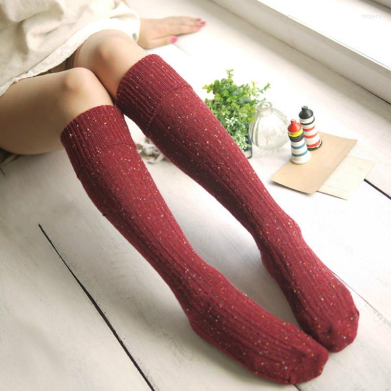 Women Socks Female Knitted Long Stockings Autumn Winter Fashion Thicken Roll UP Hem Wool Over-the-Knee Solid Color, Black
Women Socks Female Knitted Long Stockings Autumn Winter Fashion Thicken Roll UP Hem Wool Over-the-Knee Solid Color, Black