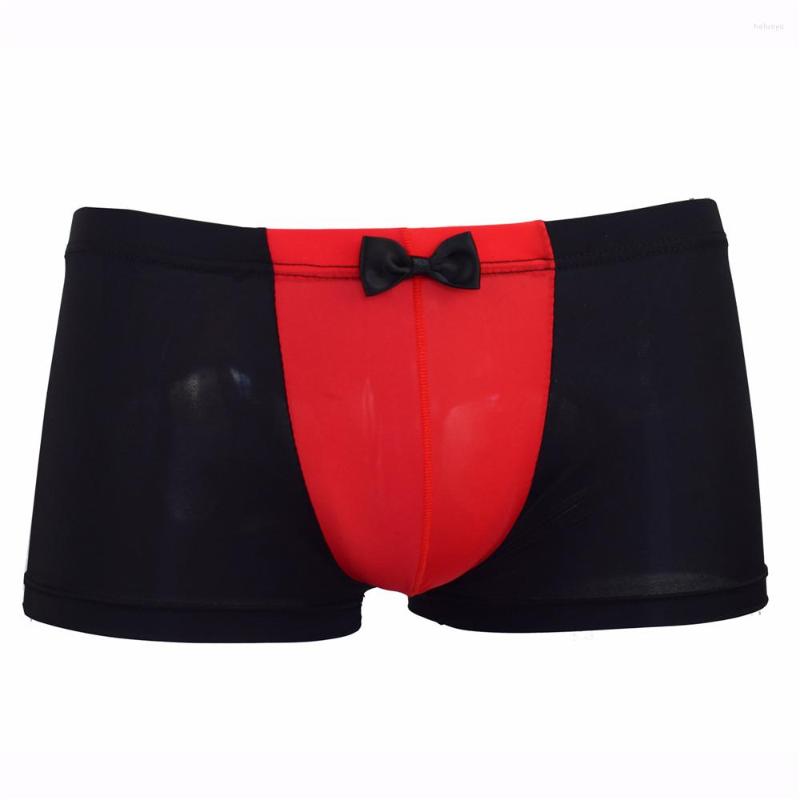Underpants Mans Novelty Design Boxers Gentleman's Bow Tie Ice Silk Men's Silky Slim And Sexy Underwears, Black
Underpants Mans Novelty Design Boxers Gentleman's Bow Tie Ice Silk Men's Silky Slim And Sexy Underwears, Black