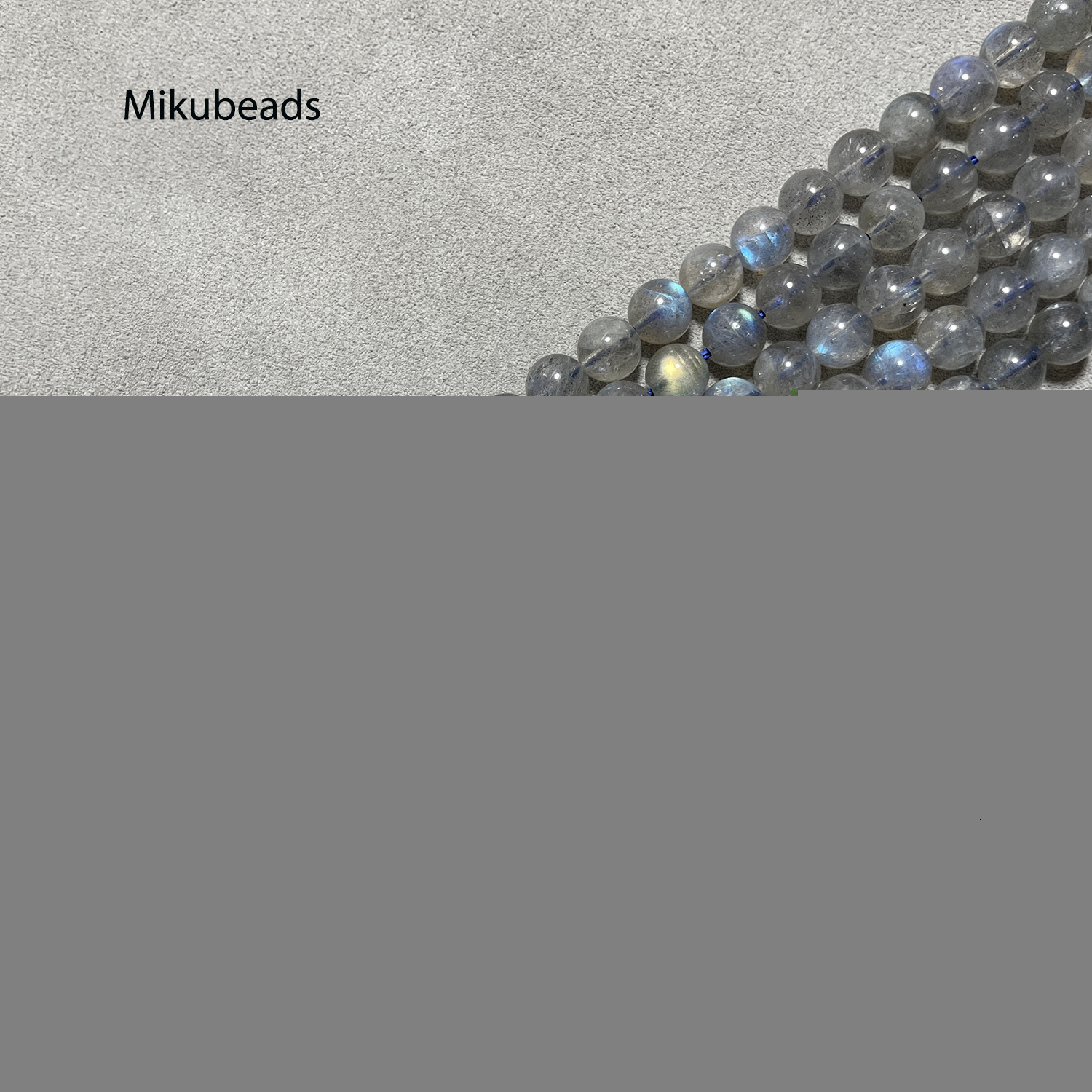 Beaded Necklaces Wholesale Natural 7.5mm A Madagascar Labradorite Smooth Round Loose Beads For Making Jewelry DIY Stone Necklace Strand 221207