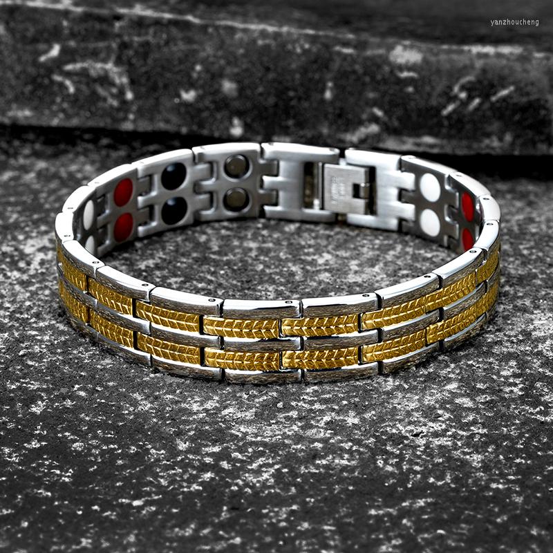Link Bracelets Women Men Health Care Germanium Magnetic Bracelet For Arthritis And Carpal Tunnel Stainless Steel Power Therapy Gifts
Link Bracelets Women Men Health Care Germanium Magnetic Bracelet For Arthritis And Carpal Tunnel Stainless Steel Power Therapy Gifts