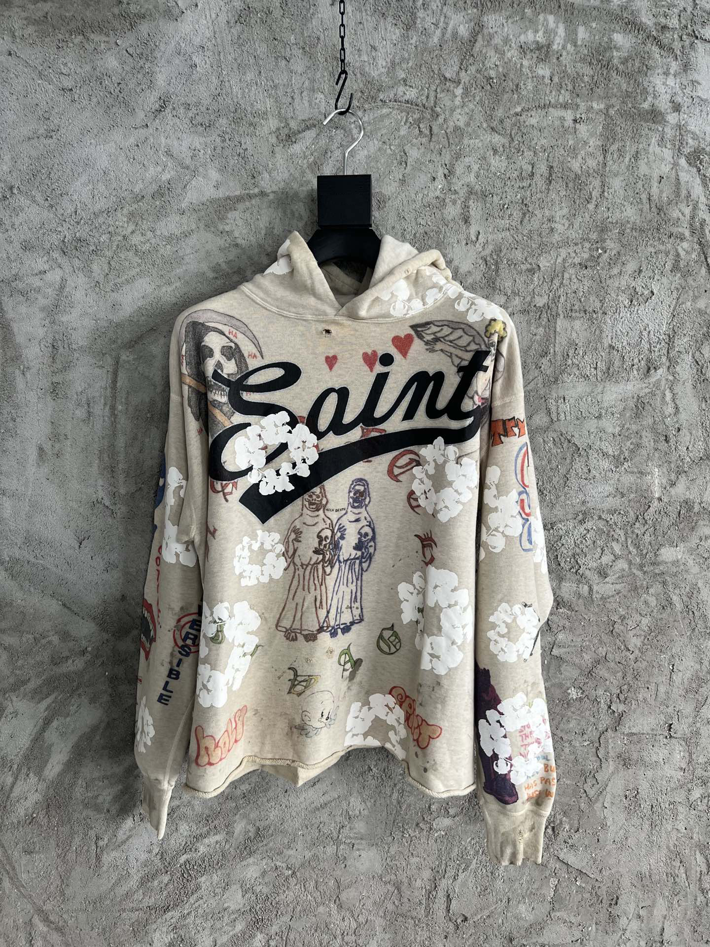 Autumn and winter designer brand hoodies highquality comfortables cotton material hole design fashion graffiti men loose hoodie, Multi
Autumn and winter designer brand hoodies highquality comfortables cotton material hole design fashion graffiti men loose hoodie, Multi