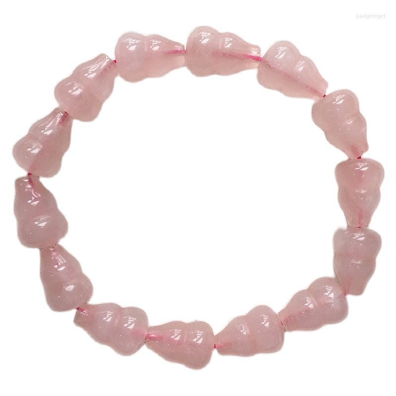 Strand Wholesale Pink Quartzite Natural Crystal Bracelet Gourd Beads Hand Row Luck For Girl Women Help Business Stone Fashion Jewelry
Strand Wholesale Pink Quartzite Natural Crystal Bracelet Gourd Beads Hand Row Luck For Girl Women Help Business Stone Fashion Jewelry