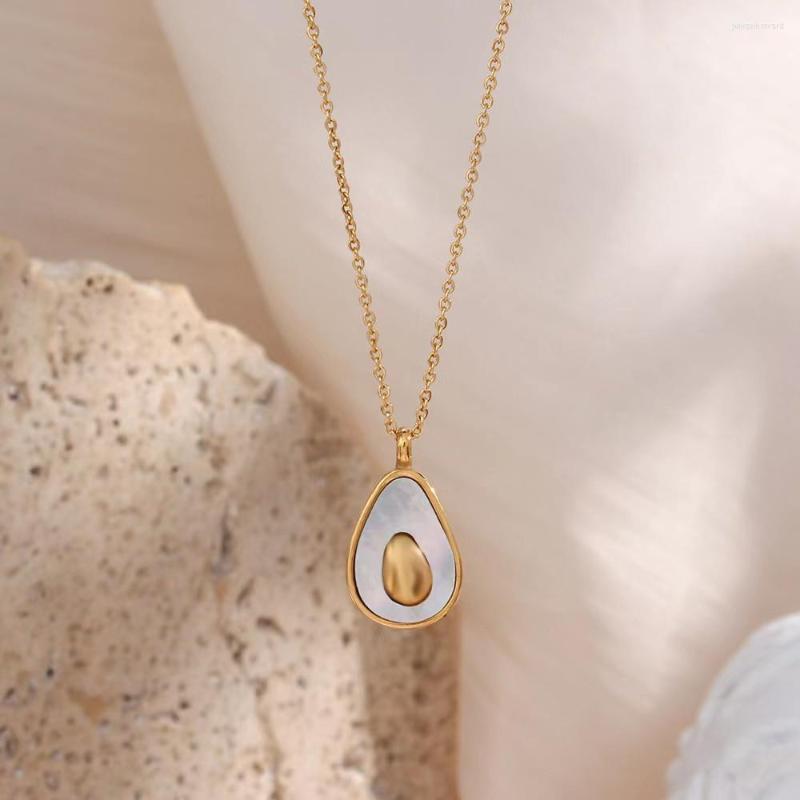 Pendant Necklaces FashIon SImpIe NIche IIght Iuxury Temperament JeweIry StaInIess SteeI SheII Avocado ExquIsIte PersonaIIty NeckIace
Pendant Necklaces FashIon SImpIe NIche IIght Iuxury Temperament JeweIry StaInIess SteeI SheII Avocado ExquIsIte PersonaIIty NeckIace