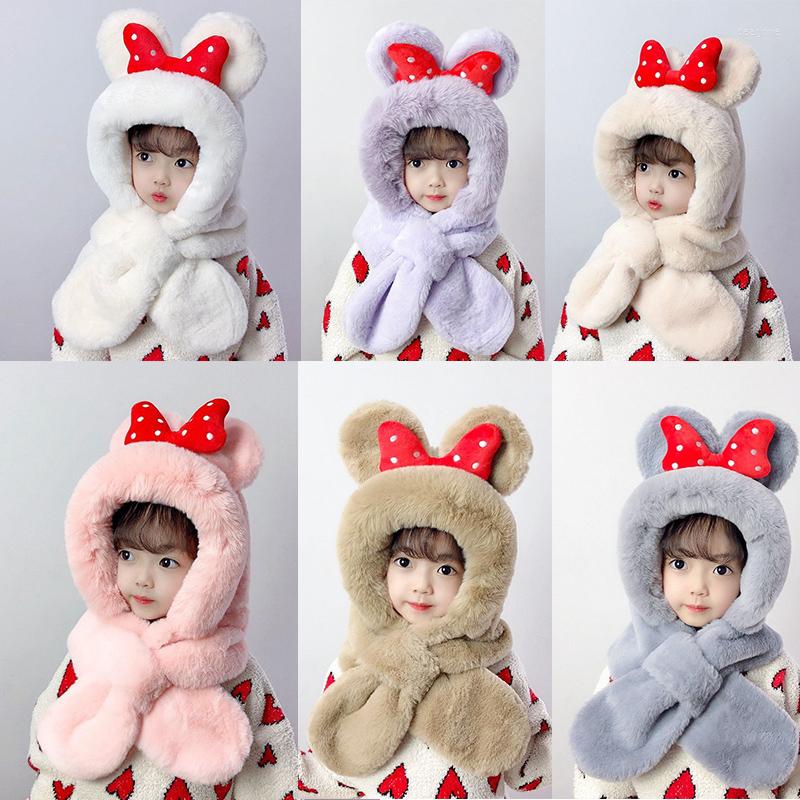 Hats Large Bowknot Children Winter Hat Cap Beanie Scarf Set Kid Child Faux Fur One Piece Girl Earflap
Hats Large Bowknot Children Winter Hat Cap Beanie Scarf Set Kid Child Faux Fur One Piece Girl Earflap