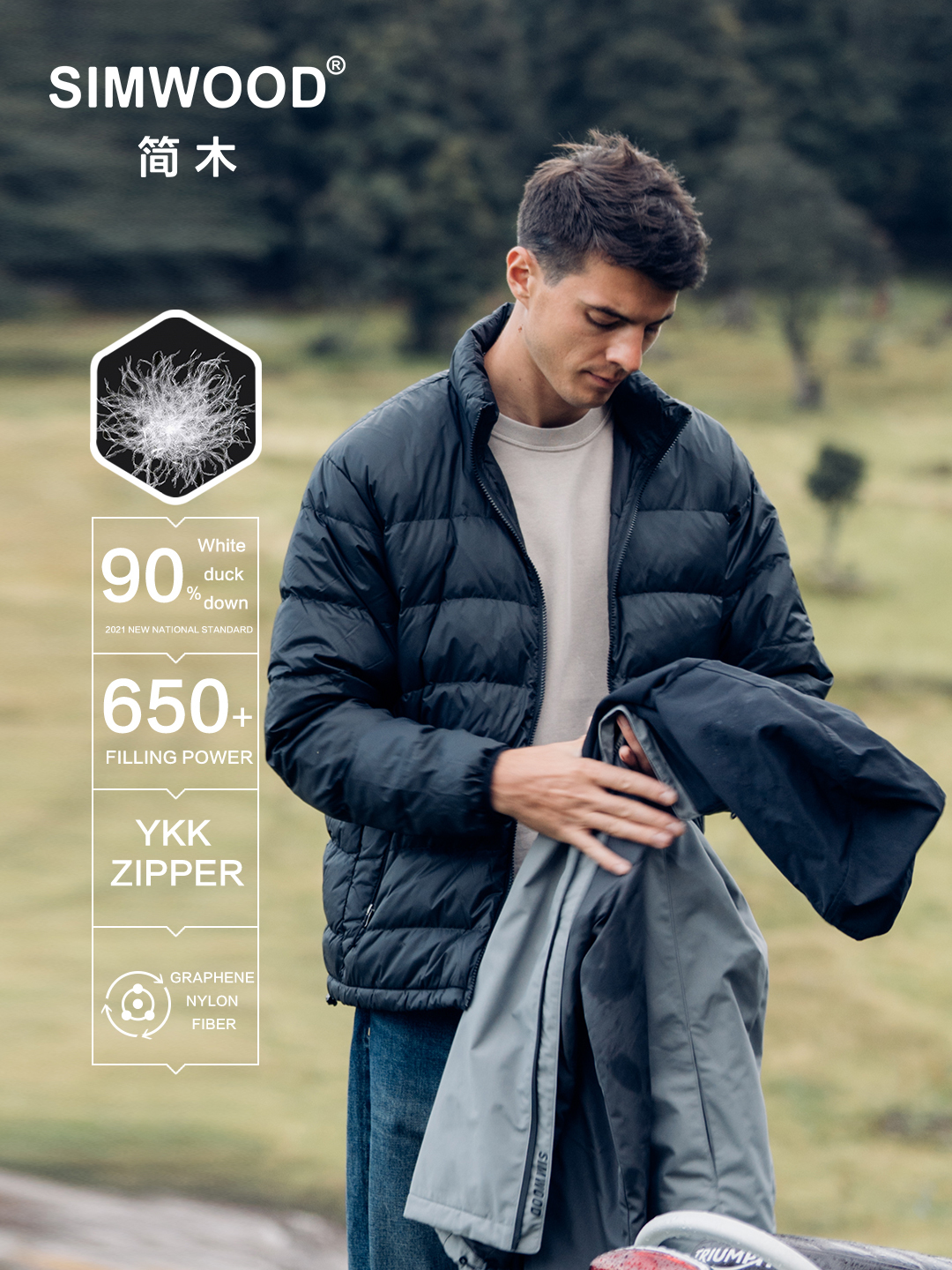 Mens Down Parkas Autumn Winter 90% White Duck Jackets Men Plus Size Coats Basic Puffer Jacket SL130392 221207, Black
Mens Down Parkas Autumn Winter 90% White Duck Jackets Men Plus Size Coats Basic Puffer Jacket SL130392 221207, Black