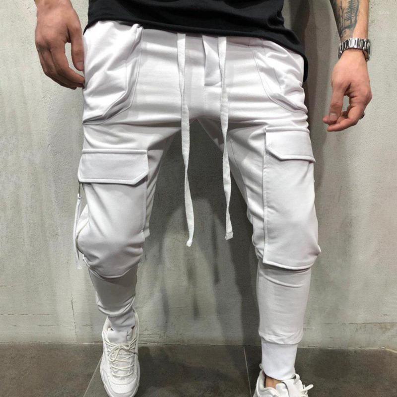 Men's Pants Simple Training Trousers Comfy Male Sweatpants Multi Pockets Quick Drying Solid Color Drawstring Men Cargo, White
Men's Pants Simple Training Trousers Comfy Male Sweatpants Multi Pockets Quick Drying Solid Color Drawstring Men Cargo, White