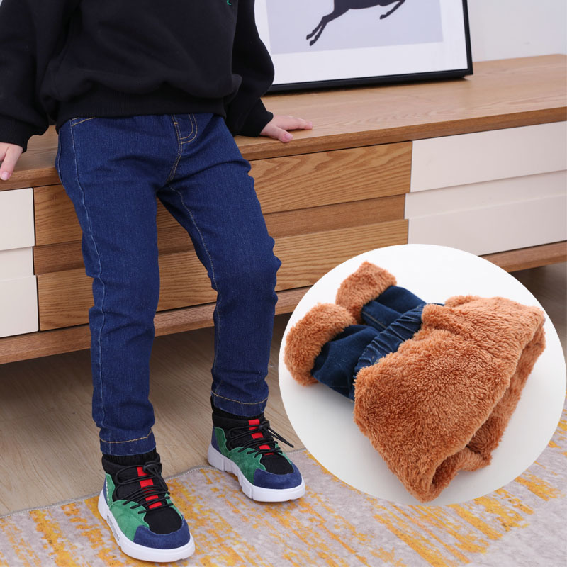 Trousers Fashion Autumn Winter Children's Fleece Warm Pants Thick Boys Jeans Baby Girl Boy Toddler Clothes 221207
Trousers Fashion Autumn Winter Children's Fleece Warm Pants Thick Boys Jeans Baby Girl Boy Toddler Clothes 221207