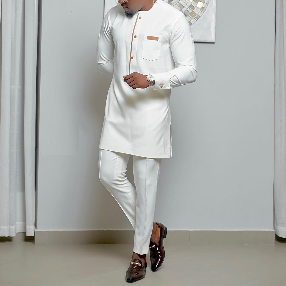 Men's Tracksuits White Kaftan 2 Piece Sets Suit Button Crew Neck Pockets Long Sleeve Top and Pants Wedding Ethnic Style Outfit Clothing 221207, Pink
Men's Tracksuits White Kaftan 2 Piece Sets Suit Button Crew Neck Pockets Long Sleeve Top and Pants Wedding Ethnic Style Outfit Clothing 221207, Pink