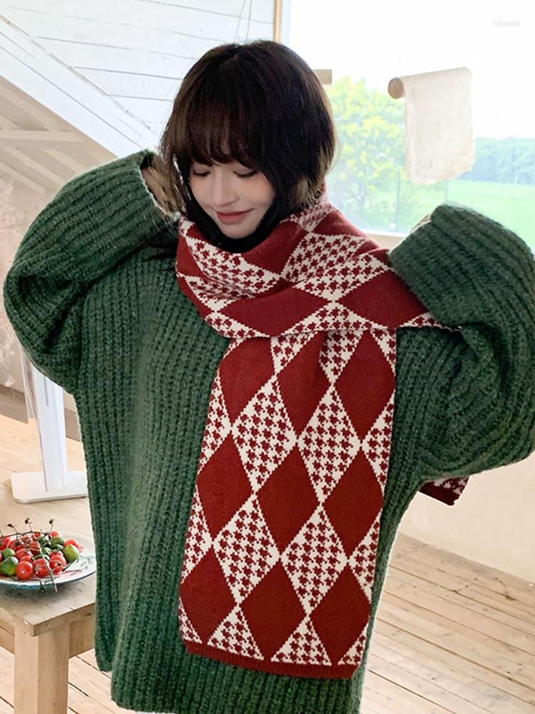 Scarves Knitted Women Scarf Winter Ladies Vintage Bird Lattice Scarve Pashmina Mujer Foulard Bufanda Christmas Wrap Shawls
Scarves Knitted Women Scarf Winter Ladies Vintage Bird Lattice Scarve Pashmina Mujer Foulard Bufanda Christmas Wrap Shawls