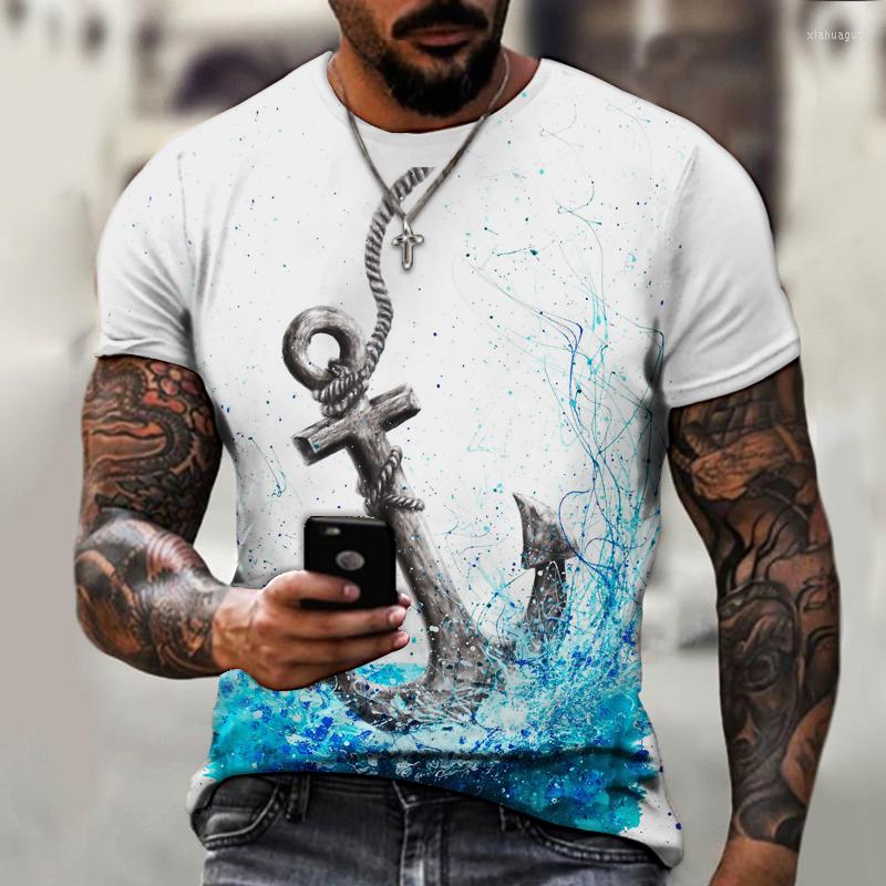 Men's T Shirts Anchor Graphic T-shirts Nautical 3D T-shirt Summer Fashion Tops Daily Casual Short Sleeve O-Neck High Street Wear, Gz20213
Men's T Shirts Anchor Graphic T-shirts Nautical 3D T-shirt Summer Fashion Tops Daily Casual Short Sleeve O-Neck High Street Wear, Gz20213