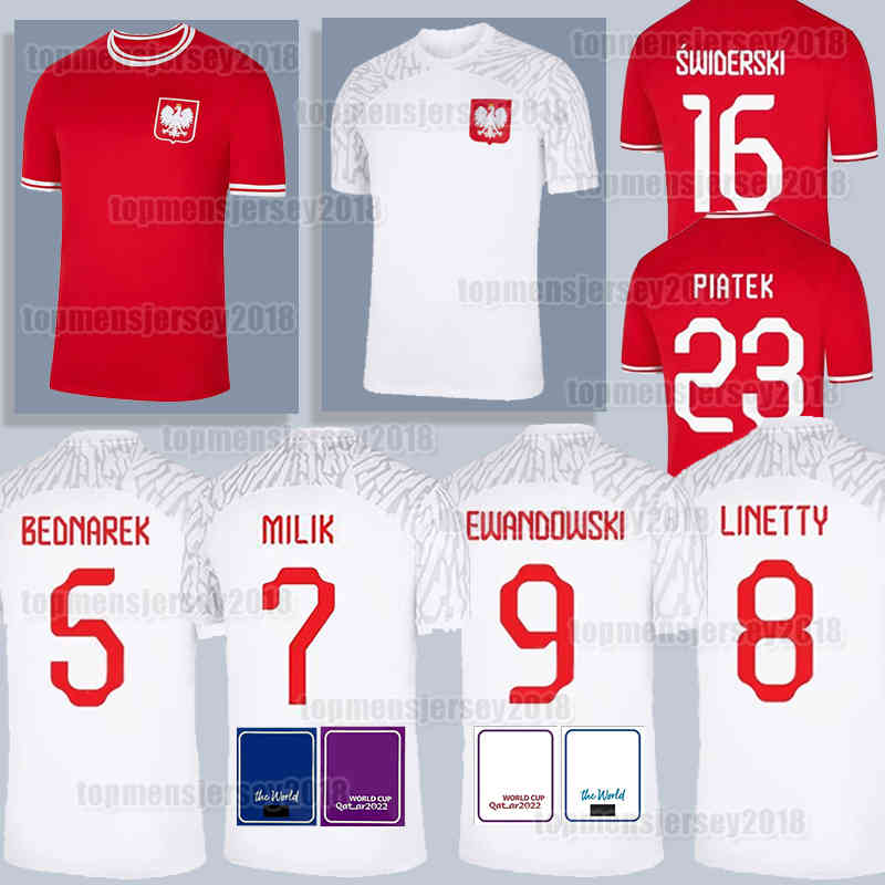 Poland Soccer Jerseys LEWANDOWSKI jersey 2022 2023 MILIK PISZCZEK PIATEK CASH GROSICKI KRYCHOWIAK KAMINSKI ZIELINSKI SWIDERSKI BLASZCZYKOWSKI football shirts, Men (bo lan)
Poland Soccer Jerseys LEWANDOWSKI jersey 2022 2023 MILIK PISZCZEK PIATEK CASH GROSICKI KRYCHOWIAK KAMINSKI ZIELINSKI SWIDERSKI BLASZCZYKOWSKI football shirts, Men (bo lan)
