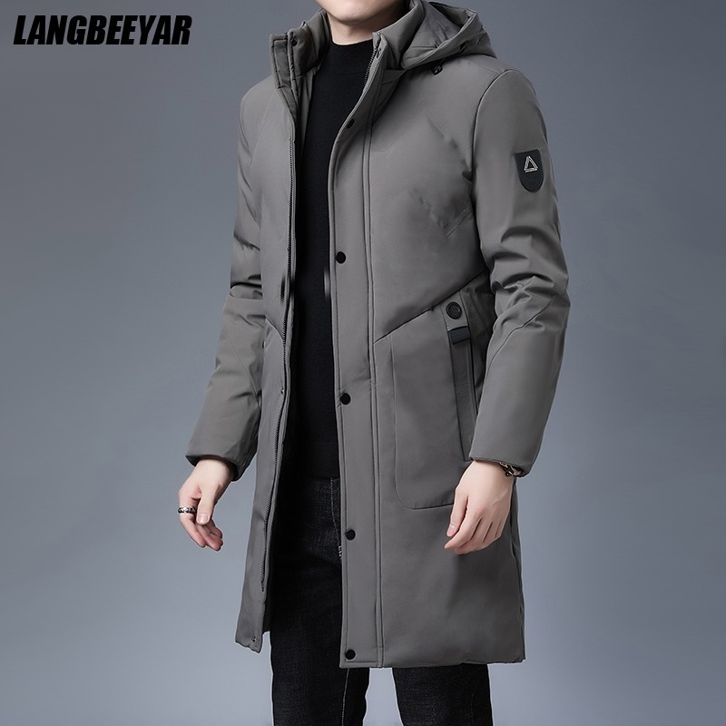 Mens Down Parkas Top Quality Winter Thicken Brand Designer Casual Fashion Outwear Jacket Longline Windbreaker Coats Clothing 221207, Khaki
Mens Down Parkas Top Quality Winter Thicken Brand Designer Casual Fashion Outwear Jacket Longline Windbreaker Coats Clothing 221207, Khaki