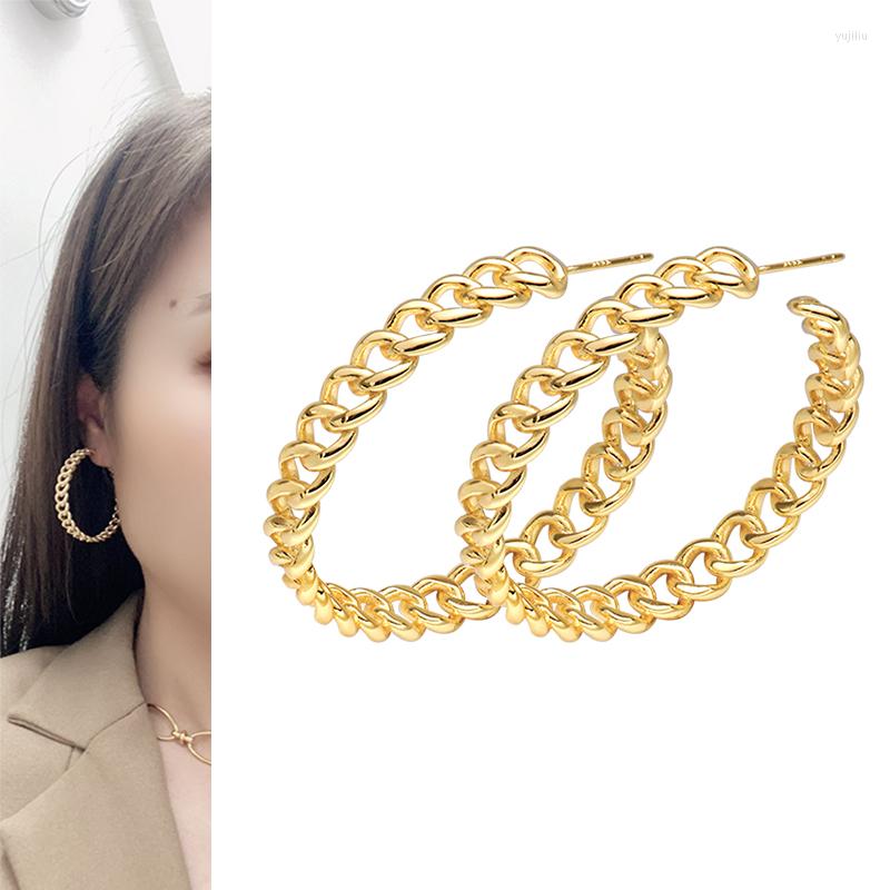 Hoop Earrings Statement C Shaped Circle For Women Hip Hop Luxury Quality Classic Christmas Gift Jewelry
Hoop Earrings Statement C Shaped Circle For Women Hip Hop Luxury Quality Classic Christmas Gift Jewelry