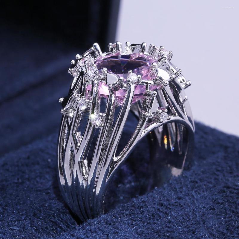 Wedding Rings Huitan Cute Pink Zircon Ring With Creative Twig Tentacle Design Queen Style Jewelry Summer Beach Jellyfish Finger Wholesale
Wedding Rings Huitan Cute Pink Zircon Ring With Creative Twig Tentacle Design Queen Style Jewelry Summer Beach Jellyfish Finger Wholesale