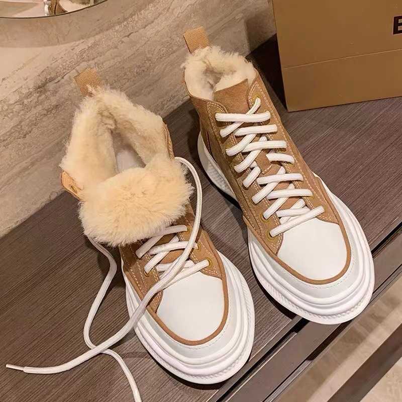 Dress Shoes Thick soled fur integrated snow for women 2022 new winter women's leather wool short boots high top cotton shoes, Asphalt grey
Dress Shoes Thick soled fur integrated snow for women 2022 new winter women's leather wool short boots high top cotton shoes, Asphalt grey