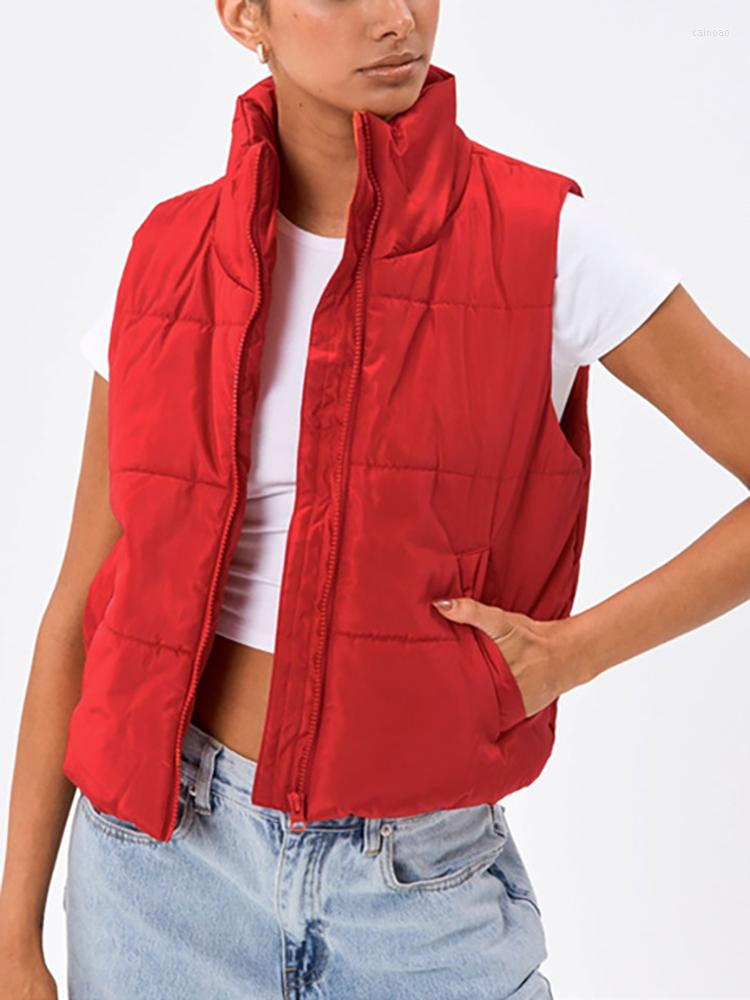 Women' Vests Sleeveless Women Winter Female Solid Lightweight Zipper Padded Vest Ladies Fashion Warm Waistcoat Pockets Chaleco Mujer, Black
Women' Vests Sleeveless Women Winter Female Solid Lightweight Zipper Padded Vest Ladies Fashion Warm Waistcoat Pockets Chaleco Mujer, Black