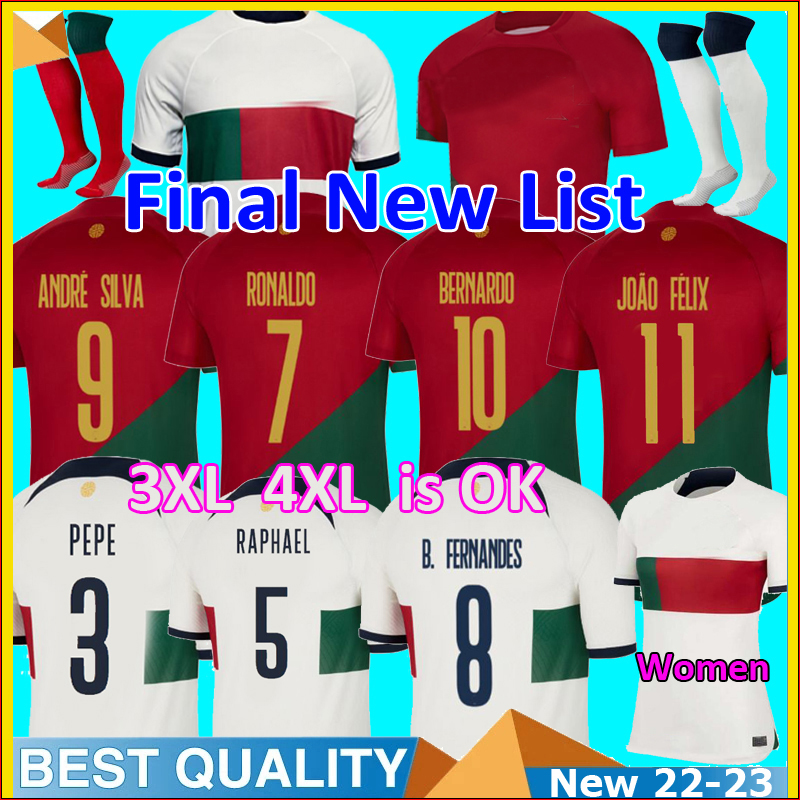 2022 Portuguese soccer jersey Bruno FERNANDES BERNARDO JOAO FELIX DANILO SILVA Portuguesa RAPHAEL Football shirt Portugieser Men women Kid Kit uniform Camisetas, Women home
2022 Portuguese soccer jersey Bruno FERNANDES BERNARDO JOAO FELIX DANILO SILVA Portuguesa RAPHAEL Football shirt Portugieser Men women Kid Kit uniform Camisetas, Women home